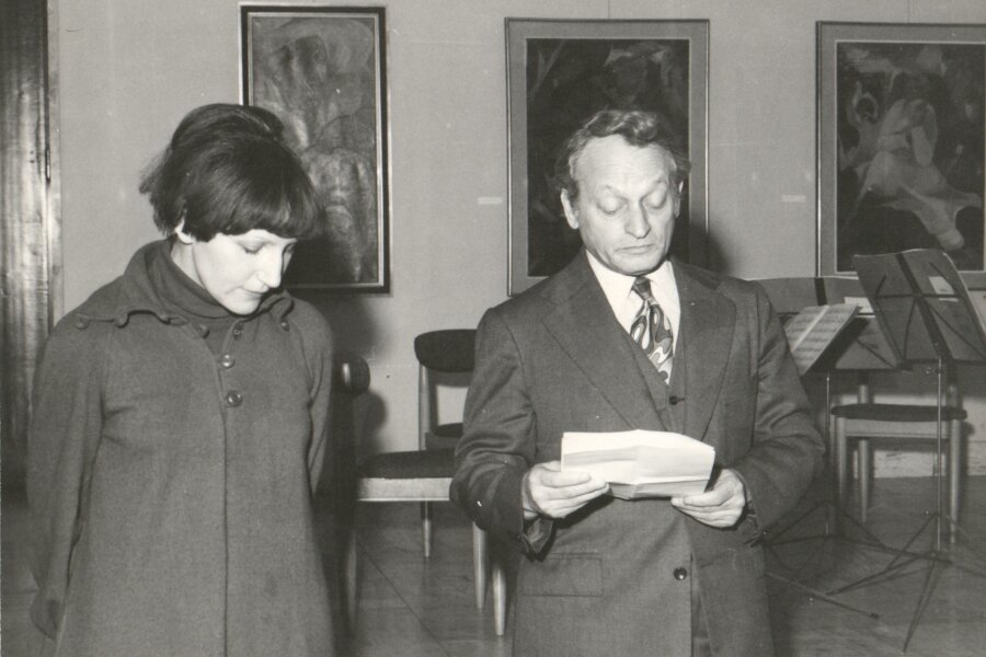 Bernard Jesiot a tlumočnice 